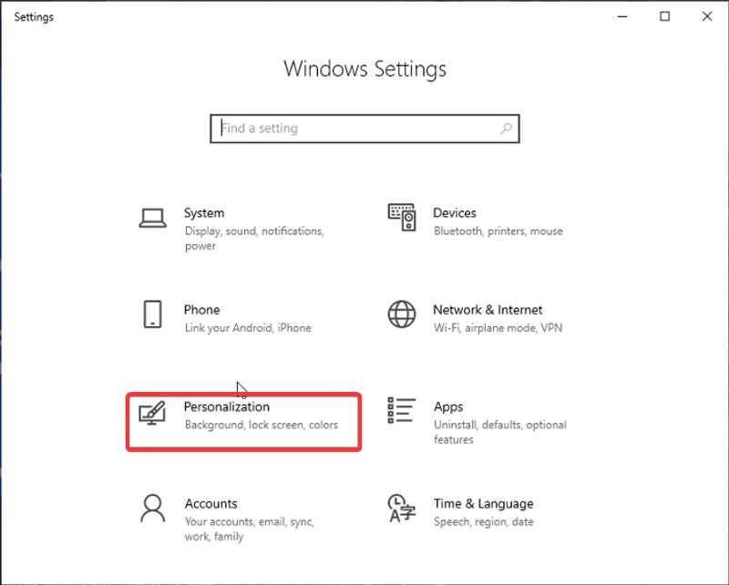 Habilitar el modo oscuro en Windows 10 - Personalización 