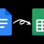 Cómo importar un documento de Google Docs a Hojas de cálculo de Google