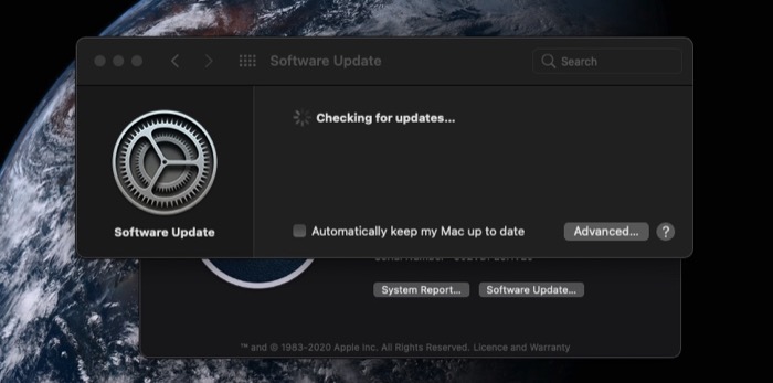 actualizar software mac