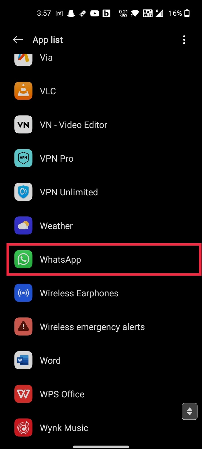 configuración de permisos de whatsapp