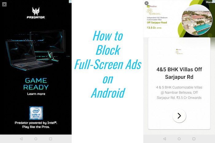 cómo bloquear anuncios de pantalla completa en su teléfono Android - bloquear anuncios de pantalla completa1