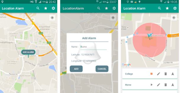 Las mejores aplicaciones de alarma basadas en la ubicación para Android e iOS: aplicación de alarma de ubicación