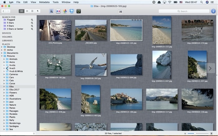 mejores aplicaciones de visor de imágenes para mac - lyn visor de imágenes mac