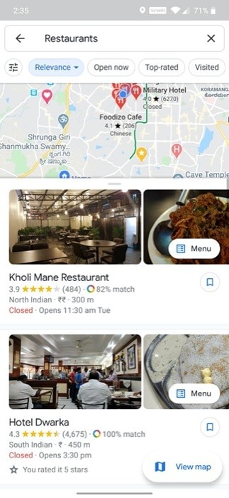 cómo obtener recomendaciones personalizadas de restaurantes en google maps - ver recomendaciones personalizadas de restaurantes 1