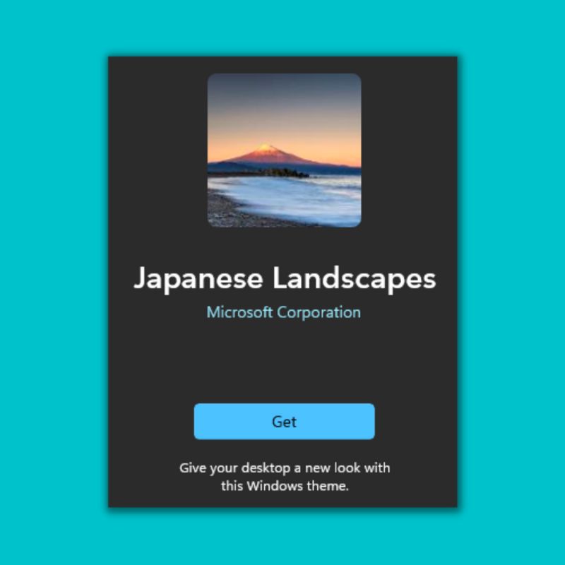 Paquete temático de paisajes japoneses